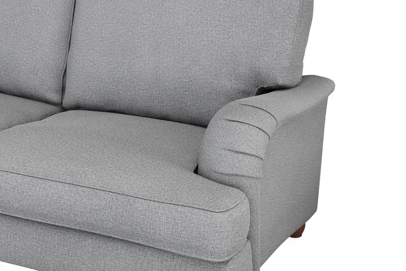 Howard Lyx 6-istuttava Oikeakätinen L-muotoinen Kulmasohva Kangas - Vaaleanharmaa - Huonekalut - Sohva - Kulmasohva - Howard-kulmasohva