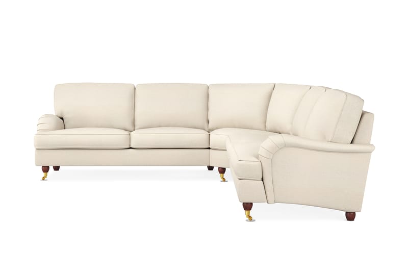 Howard Lyx 6-istuttava Vasenkätinen L-muotoinen Kulmasohva Kangas - Beige - Huonekalut - Sohva - Kulmasohva - Howard-kulmasohva
