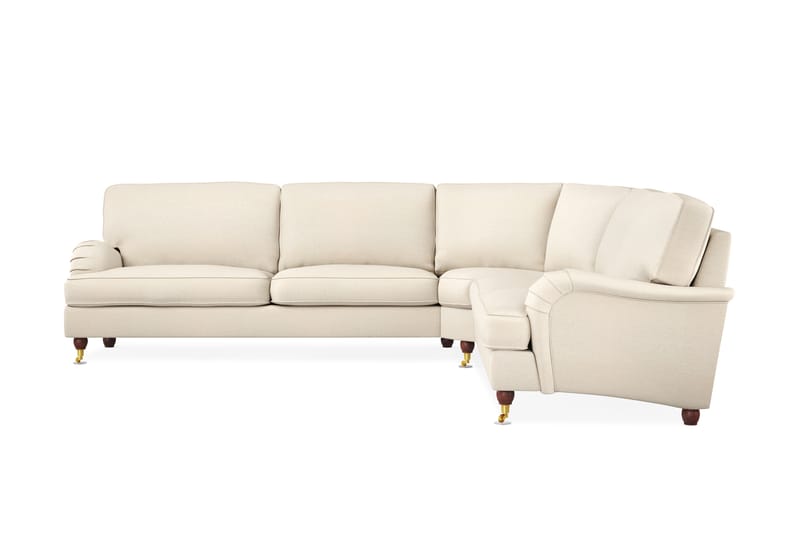 Howard Lyx 6-istuttava Oikeakätinen L-muotoinen Kulmasohva Kangas - Beige - Huonekalut - Sohva - Kulmasohva - Howard-kulmasohva