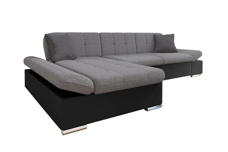Kintore 3-sits Hörnsoffa Grey/Black, undefined