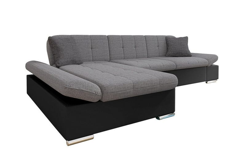 Kintore 3-sits Hörnsoffa Grey/Black, undefined