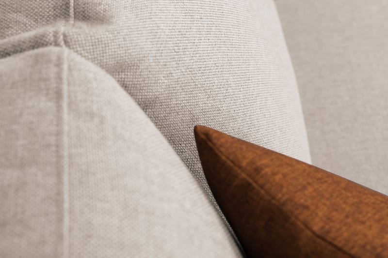 Crazy 6-istuttava Vasenkätinen U-muotoinen Large Kulmasohva Divaanilla Kankaalla - Beige - Huonekalut - Sohva - Kulmasohva