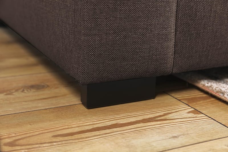 Crazy 7-istuttava Käännettävä L-muotoinen XX-Large Kulmasohva Kankaalla - Ruskea - Huonekalut - Sohva - Kulmasohva - Kulmadivaanisohva