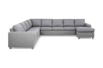 Crazy 7-istuttava Oikeakätinen U-muotoinen XX-Large Kulmasohva Divaanilla Kankaalla