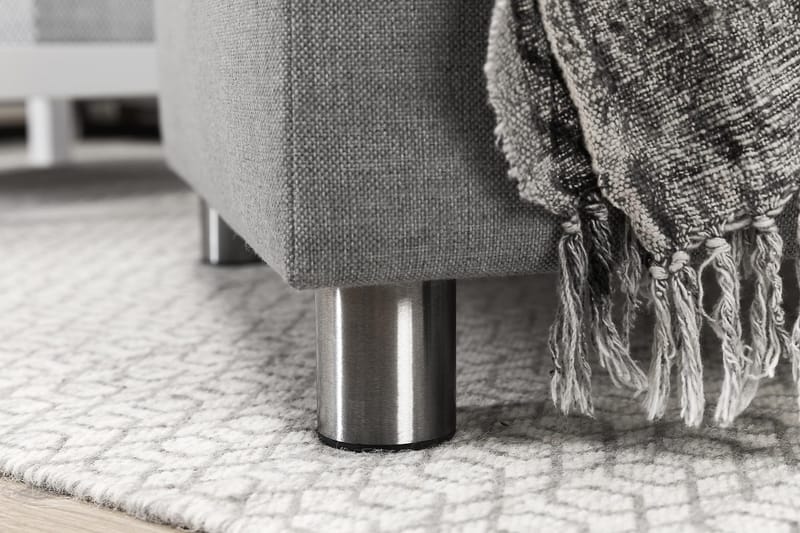 Crazy 7-istuttava Oikeakätinen U-muotoinen XX-Large Kulmasohva Divaanilla Kankaalla - Harmaa - Huonekalut - Sohva - Kulmasohva - Kulmadivaanisohva