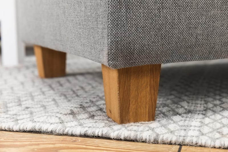 Crazy 7-istuttava Oikeakätinen U-muotoinen XX-Large Kulmasohva Divaanilla Kankaalla - Harmaa - Huonekalut - Sohva - Kulmasohva - Kulmadivaanisohva