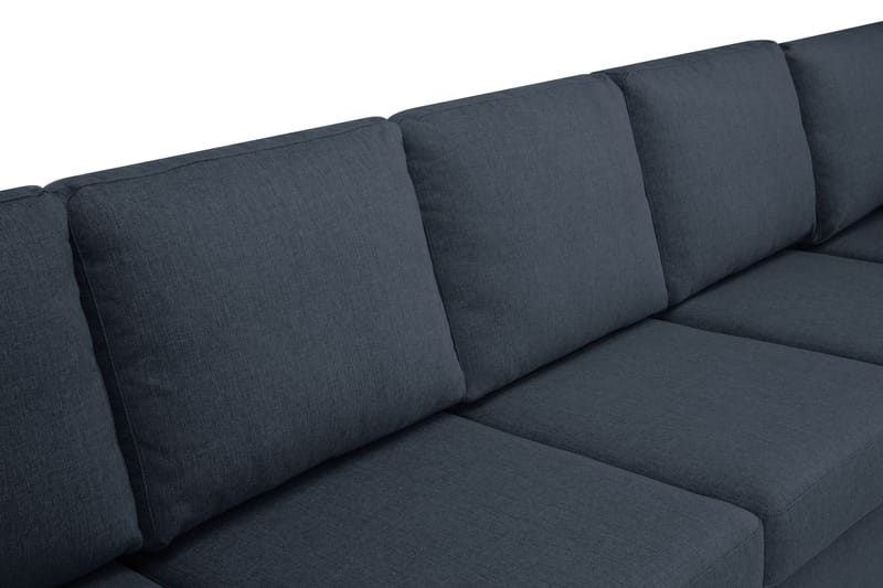Crazy 7-istuttava Oikeakätinen U-muotoinen XX-Large Kulmasohva Divaanilla Kankaalla - Sininen - Huonekalut - Sohva - Kulmasohva - Kulmadivaanisohva