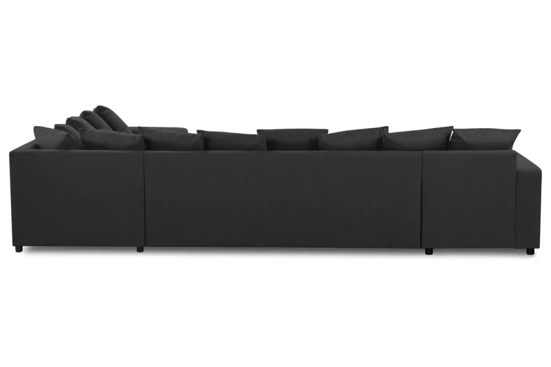 Crazy 7-istuttava Vasenkätinen U-muotoinen XX-Large Kulmasohva Divaanilla Kankaalla - Antrasiitti - Huonekalut - Sohva - Kulmasohva - Kulmadivaanisohva