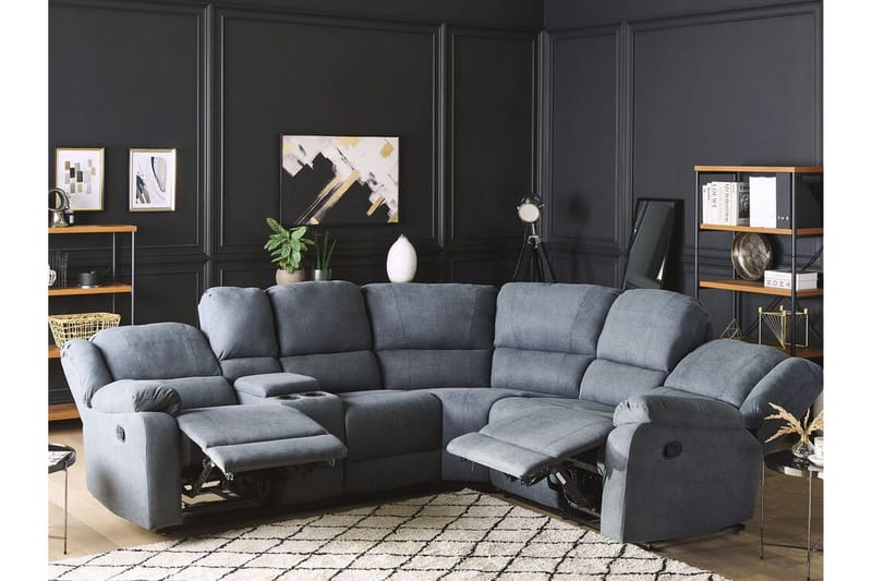 Kulmasohva 5 ist säädettävä Harmaa Rokke - Grå - Huonekalut - Sohva - Mekanismisohva