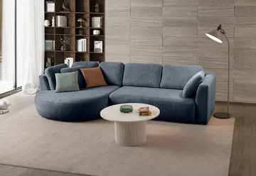 Kulmasohva Atelier Del Sofa Venezia Left (310 x 75 x 105 cm) Laivastonsininen - Laivastonsininen - Huonekalut - Sohva - Kulmasohva