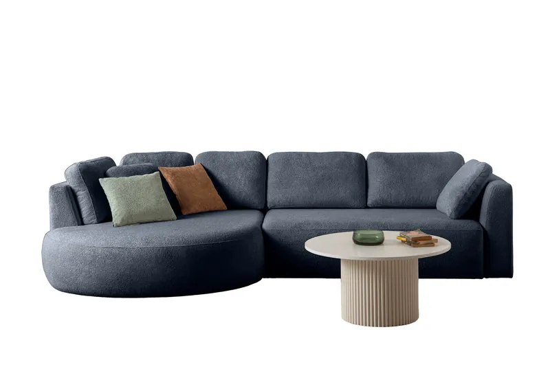 Kulmasohva Atelier Del Sofa Venezia Left (310 x 75 x 105 cm) Laivastonsininen, Laivastonsininen