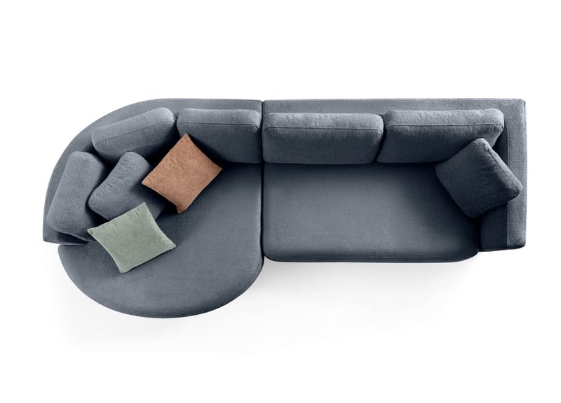 Kulmasohva Atelier Del Sofa Venezia Left (310 x 75 x 105 cm) Laivastonsininen - Laivastonsininen - Huonekalut - Sohva - Kulmasohva