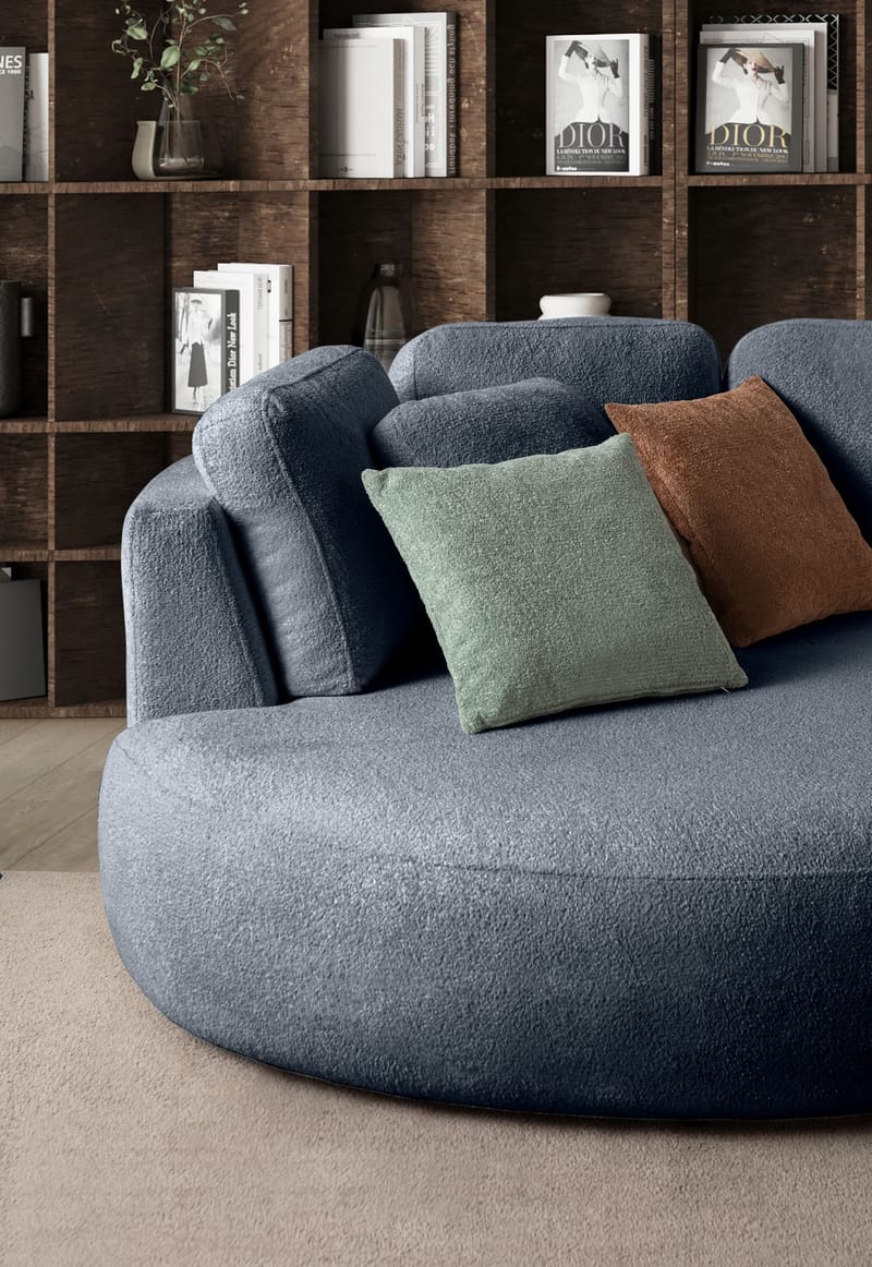 Kulmasohva Atelier Del Sofa Venezia Left (310 x 75 x 105 cm) Laivastonsininen - Laivastonsininen - Huonekalut - Sohva - Kulmasohva
