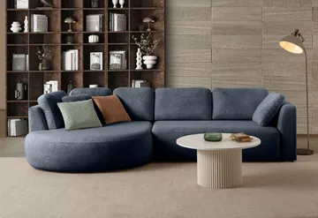 Kulmasohva Atelier Del Sofa Venezia Left (310 x 75 x 105 cm) Laivastonsininen - Laivastonsininen - Huonekalut - Sohva - Kulmasohva