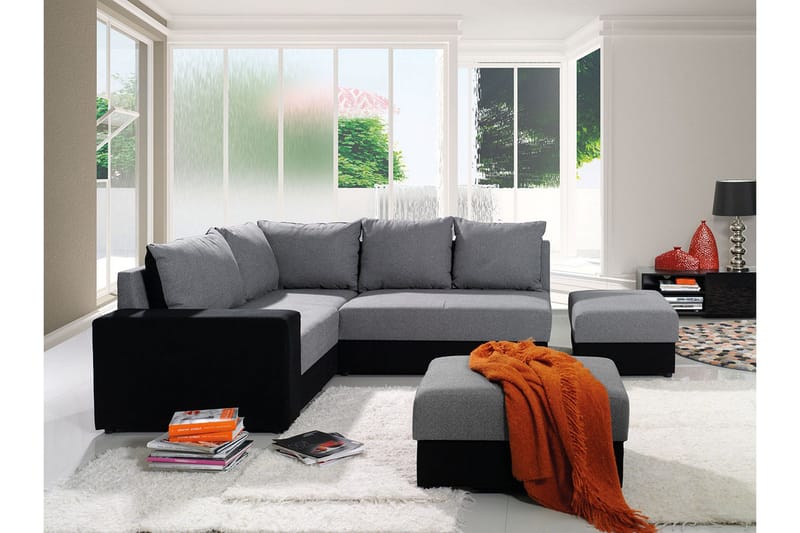 Kulmasohva Barriga - Harmaa - Huonekalut - Sohva - Kulmasohva