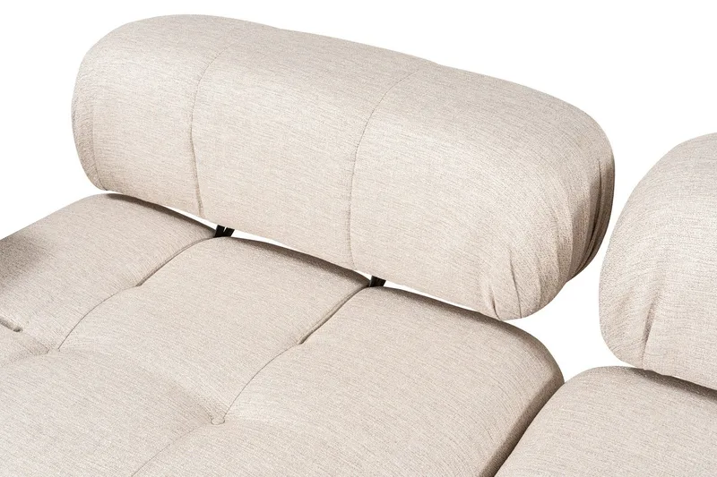 Kulmasohva Belgin 3:n ist - Vaaleanruskea - Huonekalut - Sohva - Moduulisohva - Moduulisohvakokonaisuus