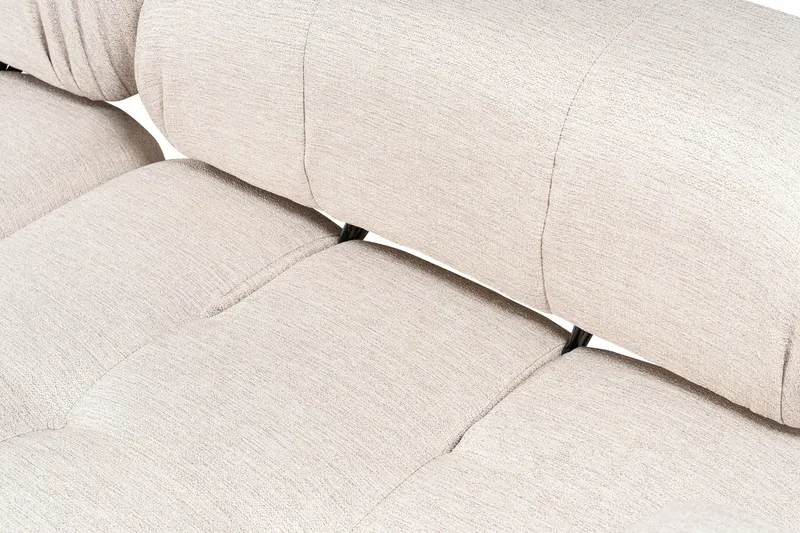 Kulmasohva Belgin 3:n ist - Vaaleanruskea - Huonekalut - Sohva - Moduulisohva - Moduulisohvakokonaisuus