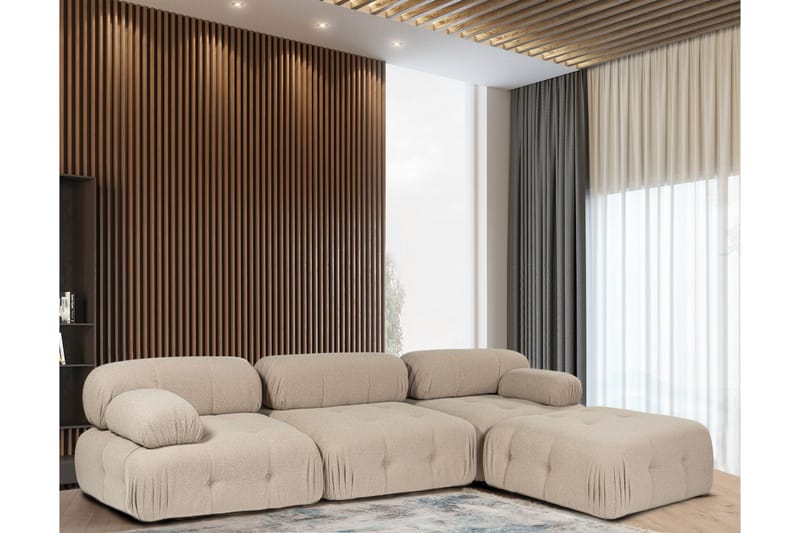 Kulmasohva Belgin 3:n ist, Persikka