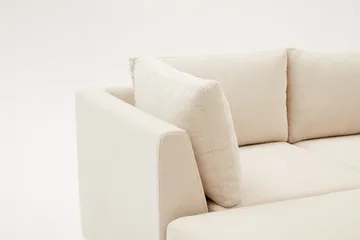 Kulmasohva Bulmaca 3:n ist - Beige - Huonekalut - Sohva - Divaanisohva - 4 istuttava sohva divaanilla