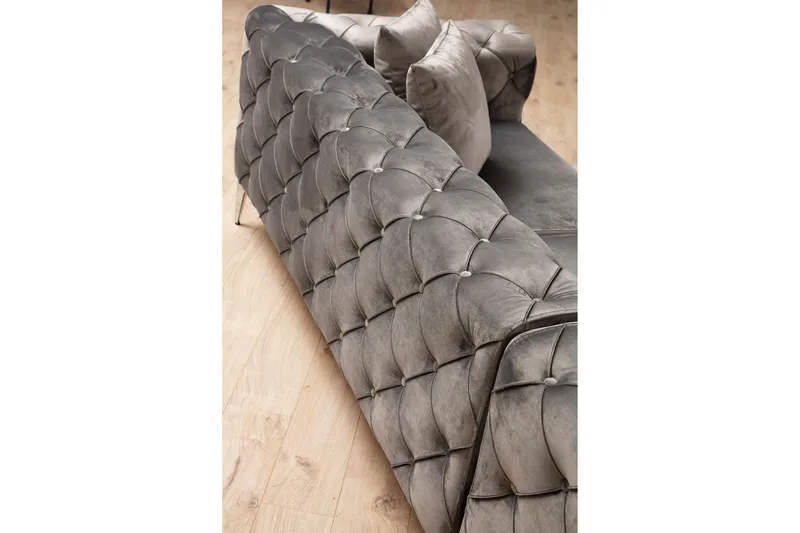 Kulmasohva Canunda 6:n ist - Antrasiitti - Huonekalut - Sohva - Kulmasohva