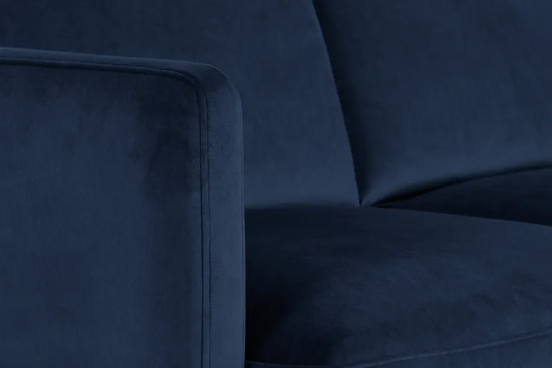 Kulmasohva Elion divaanilla Oikea Sametti - Sininen - Huonekalut - Sohva - Kulmasohva - Kulmadivaanisohva