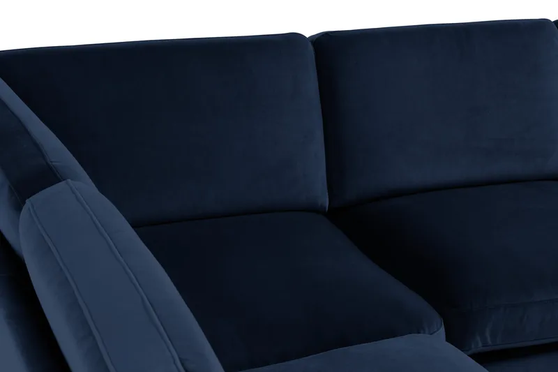 Kulmasohva Elion divaanilla Oikea Sametti - Sininen - Huonekalut - Sohva - Kulmasohva - Kulmadivaanisohva