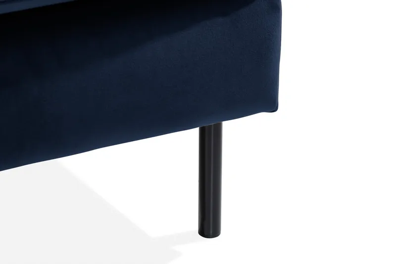 Kulmasohva Elion divaanilla Oikea Sametti - Sininen - Huonekalut - Sohva - Kulmasohva - Kulmadivaanisohva