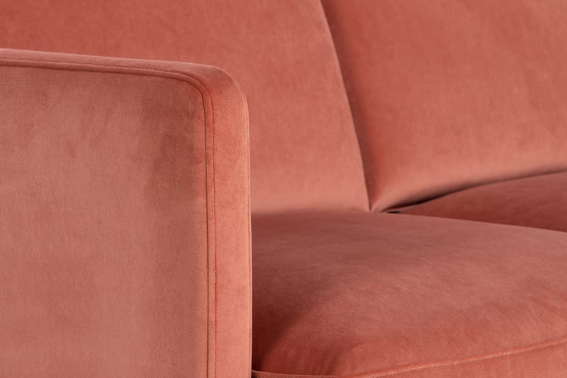 Kulmasohva Elion divaanilla Vasen Sametti - Roosa - Huonekalut - Sohva - Kulmasohva - Kulmadivaanisohva
