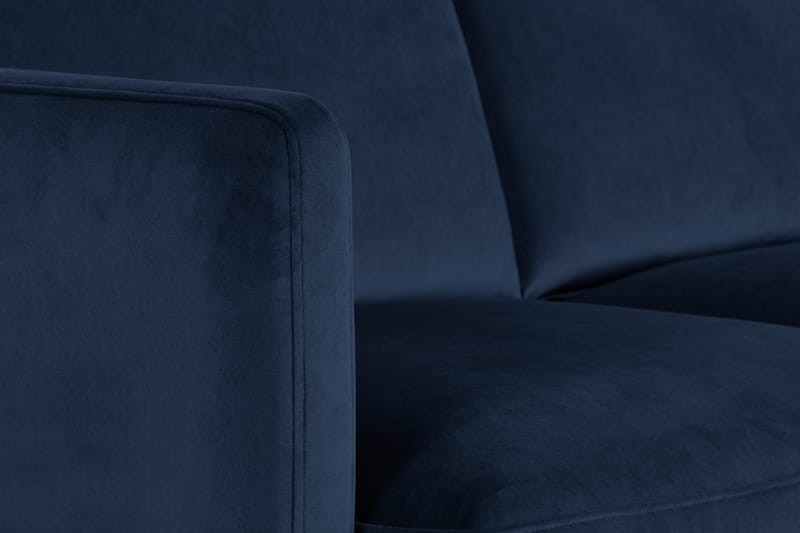 Kulmasohva Elion divaanilla Vasen Sametti - Sininen - Huonekalut - Sohva - Kulmasohva - Kulmadivaanisohva