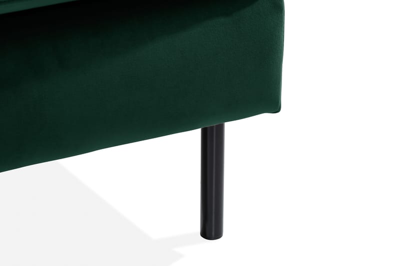 Kulmasohva Elion divaanilla Vasen Sametti - Vihreä - Huonekalut - Sohva - Kulmasohva - Kulmadivaanisohva