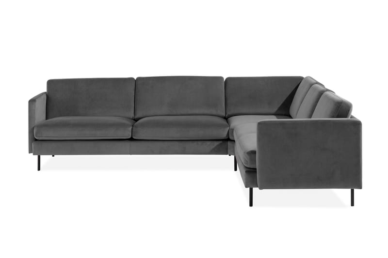 Kulmasohva Elion Large Sametti - Vaaleanharmaa - Huonekalut - Sohva - Kulmasohva
