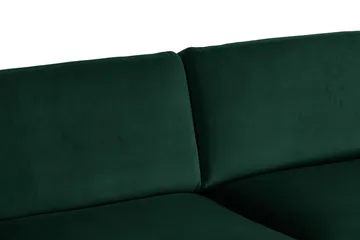 Kulmasohva Elion Large Sametti - Vihreä - Huonekalut - Sohva - Kulmasohva