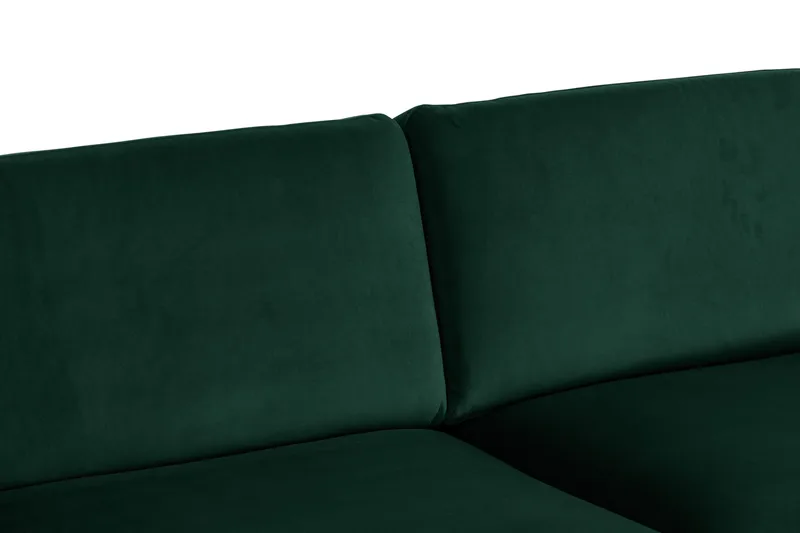 Kulmasohva Elion Large Sametti - Vihreä - Huonekalut - Sohva - Kulmasohva