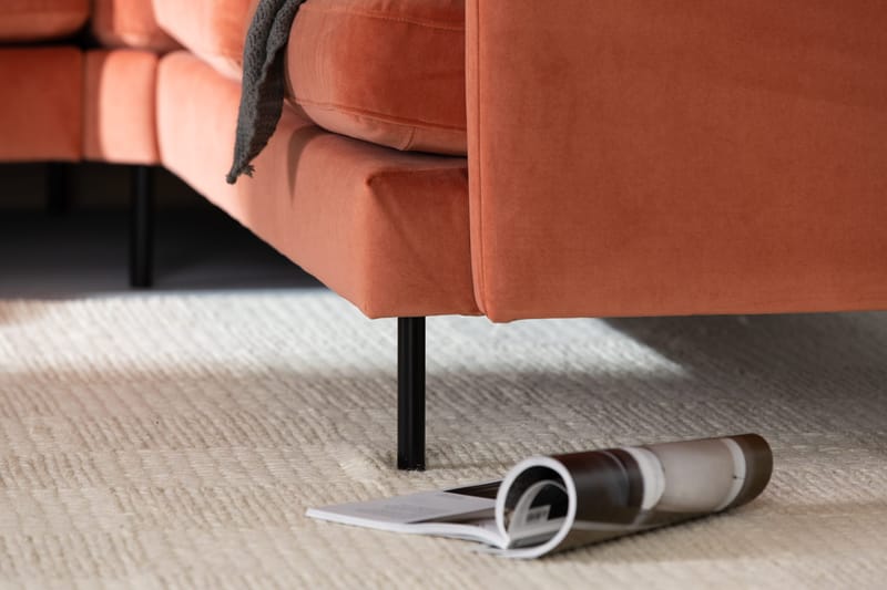 Kulmasohva Elion Sametti - Roosa - Huonekalut - Sohva - Kulmasohva