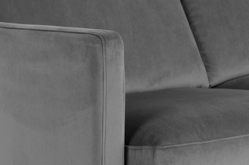 Kulmasohva Elion Sametti - Vaaleanharmaa - Huonekalut - Sohva - Kulmasohva