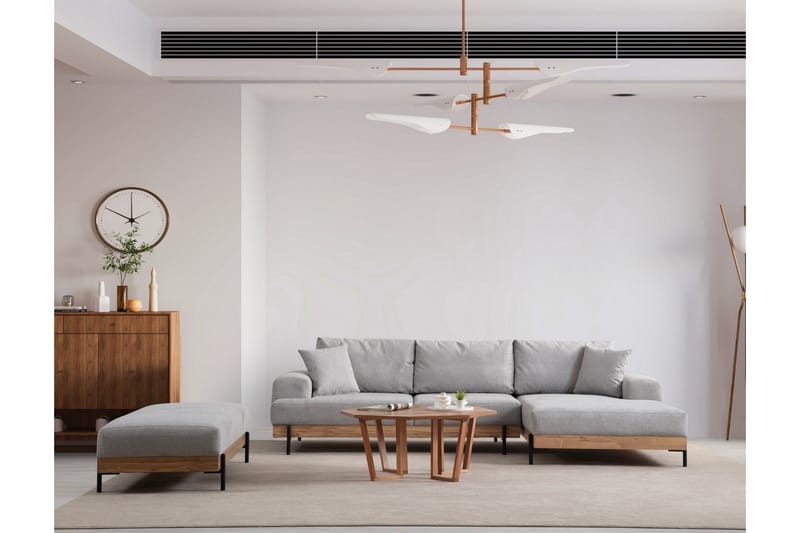 Kulmasohva Eti 3:n ist - Harmaa - Huonekalut - Sohva - Kulmasohva