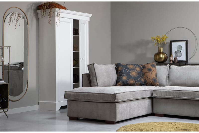 Kulmasohva Hinata Vasen - Harmaa - Huonekalut - Sohva - Kulmasohva