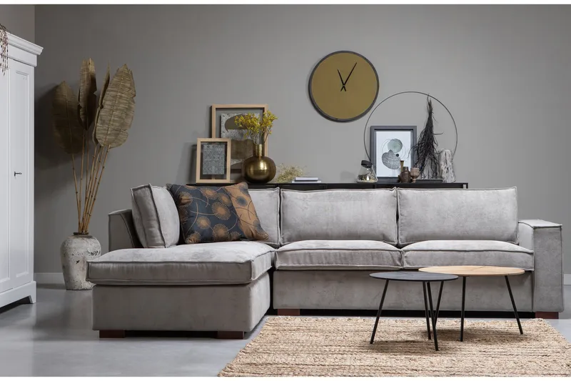 Kulmasohva Hinata Vasen - Harmaa - Huonekalut - Sohva - Kulmasohva