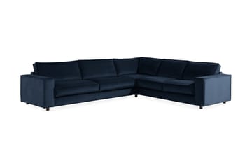 Kulmasohva Leonora Large Sametti - Sininen - Huonekalut - Sohva - Kulmasohva