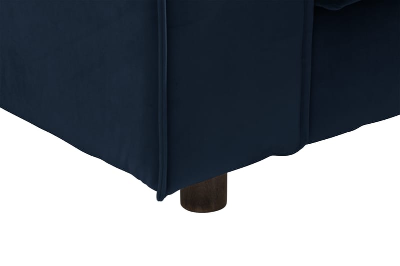 Kulmasohva Leonora Large Sametti - Sininen - Huonekalut - Sohva - Kulmasohva