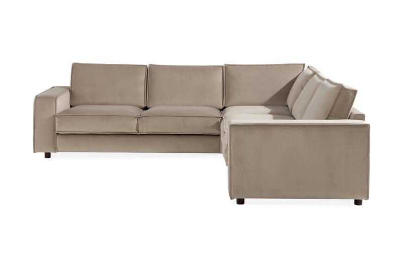 Kulmasohva Leonora Sametti - Beige - Huonekalut - Sohva - Kulmasohva