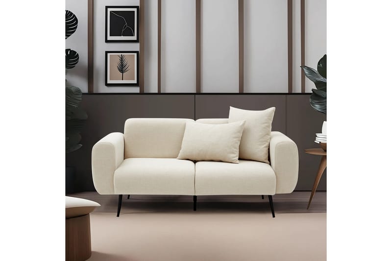 Kulmasohva Sidenia 2:n ist, Vaaleanharmaa