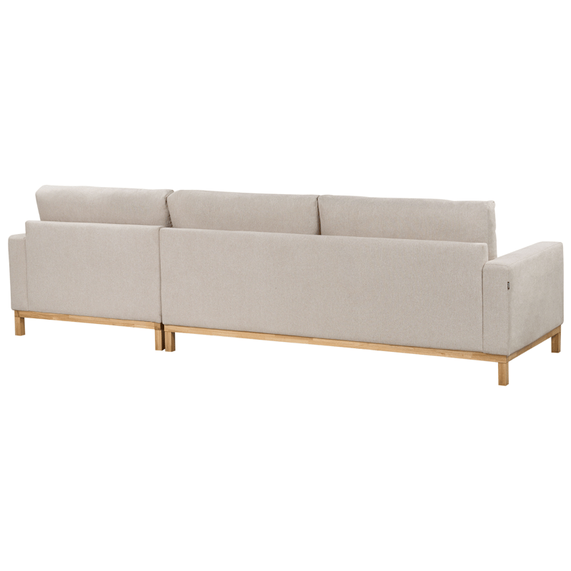Kulmasohva Siggard - Beige - Huonekalut - Sohva - Divaanisohva - 4 istuttava sohva divaanilla