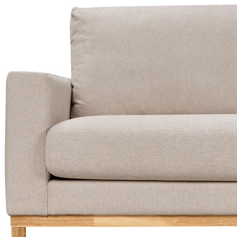 Kulmasohva Siggard - Beige - Huonekalut - Sohva - Divaanisohva - 4 istuttava sohva divaanilla