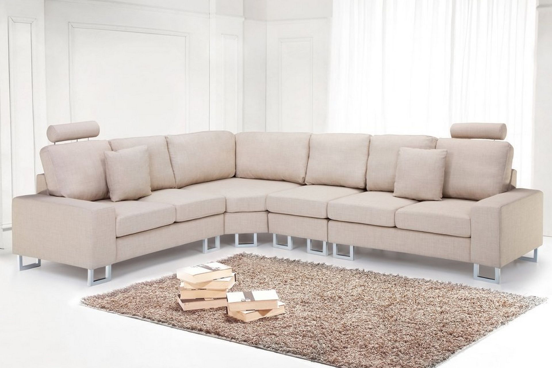 Kulmasohva Stockholm 293 cm - Beige - Huonekalut - Sohva - Kulmasohva