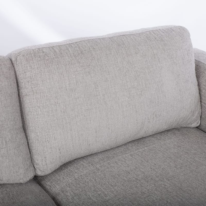 Kulmasohva Ulnora Oikea - Harmaa - Huonekalut - Sohva - Kulmasohva - Kulmadivaanisohva