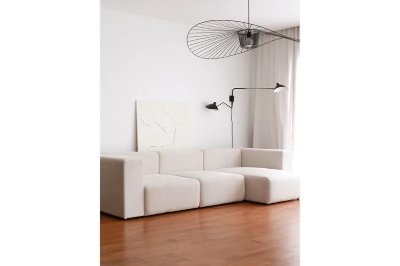 Kulmasohva Yolo 4:n ist - Valkoinen - Huonekalut - Sohva - Kulmasohva - Kulmadivaanisohva