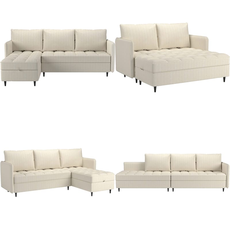 Lindhus kulmasohva 3-istuttava - Ruskea - Huonekalut - Sohva - Kulmasohva - Kulmadivaanisohva