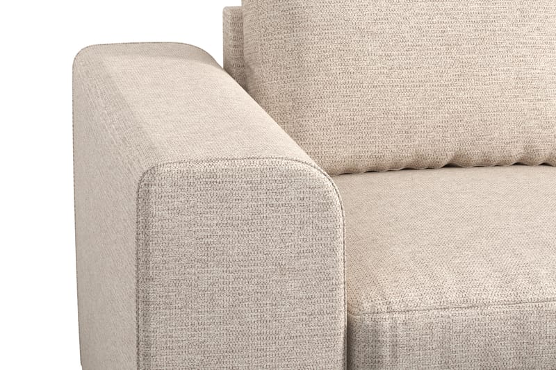 Link 5-istuttava Käännettävä L-muotoinen Kulmasohva Kankaasta - Beige - Huonekalut - Sohva - Kulmasohva