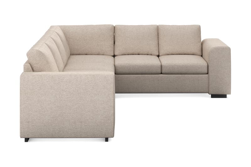 Link 5-istuttava Käännettävä L-muotoinen Kulmasohva Kankaasta - Beige - Huonekalut - Sohva - Kulmasohva